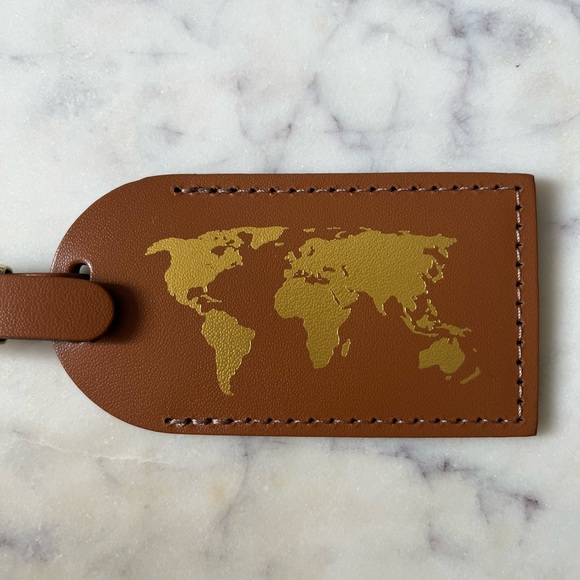 World 🌎 Map luggage tags - Picture 1 of 5